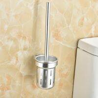 ✹♣ Aluminum Toilet Brush Holder Set Bathroom Cleaning Brush Bathroom Storage Organization Goods Wall Installation