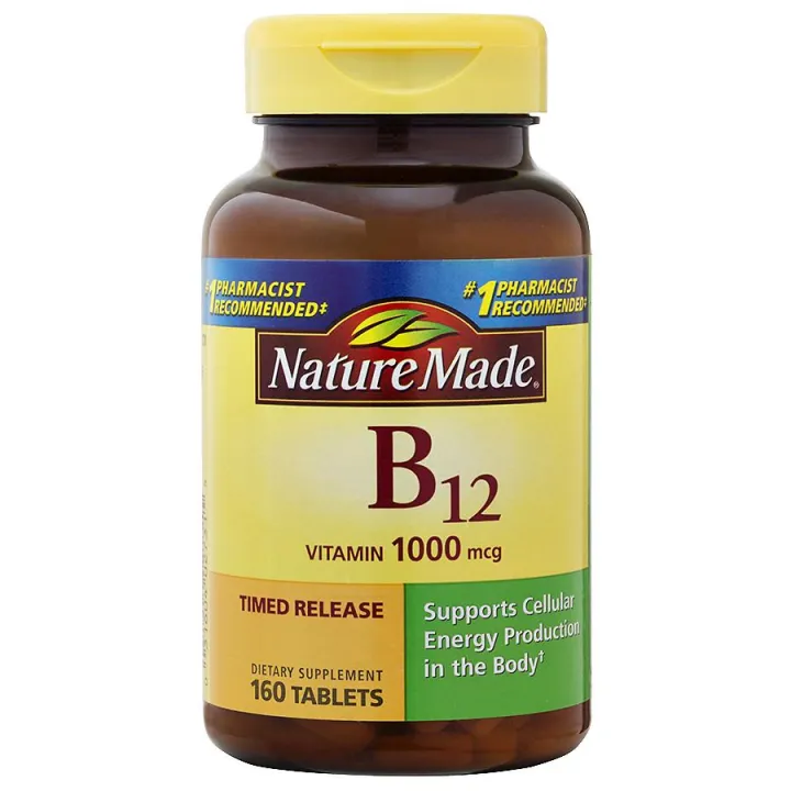 Nature Made Vitamin B12 1000 Mcg Timed Release 160 Tablets Lazada Ph