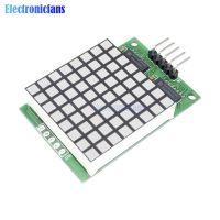 8x8 Square Matrix Red LED Display Dot Module 74HC595 โมดูลไดรเวอร์พิกเซลสีแดงสําหรับ Arduino R3 MEGA2560 Raspberry Pi