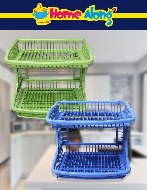 Orocan 2 Layer Plastic Dish Rack with Drip Tray Lazada PH