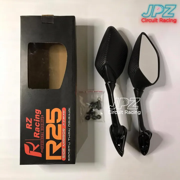 RIZOMA R25 CARBON ALLOY SIDE MIRROR for YAMAHA NMAX v1/v2 2020 (SHORT ...