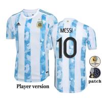 shot goods 【Player version】21/22 Argentina Home National Team Americas Cup 2021 football jersi xzl