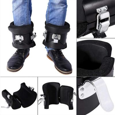 Hanging Pull Up Boots 1 Pair Black Anti Gravity Inversion Hang Up Shoes Therapy Hang Spine Ab Chin Up Gym Fitness Equipment