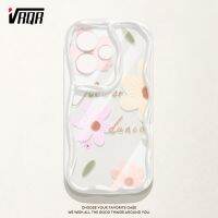 VRQR เคสโทรศัพท์มีลายดอกเดซี่เล็กๆน้อยๆสำหรับ Infinix Hot 30 Play Hot 30i X6831 X669 คลื่นเคสกันกระแทกเลนส์ลายแถบ