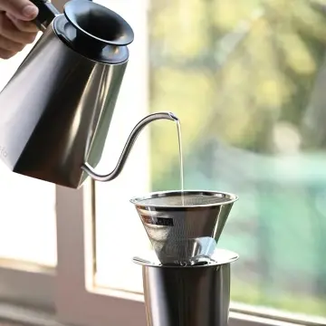 Brewista-Stainless Steel Gooseneck Kettle, Thin Mouth Drip, Electric Kettle  for Coffee Pour Over, 600ml