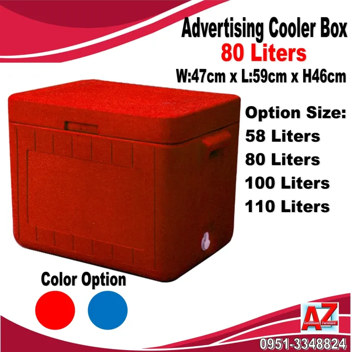 Advertising hard plastic Cooler Box 80 Liters Lazada PH