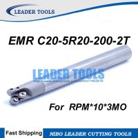 EMR C20-5R20-200-2T R5 ดอกเอ็นมิลล์แบบถอดเปลี่ยนได้ เครื่องตัด Toroidal 5R เครื่องมือเครื่องมิลลิ่ง 200mm EMR C20-5R20-200-2T สําหรับเม็ดมีด RPMT