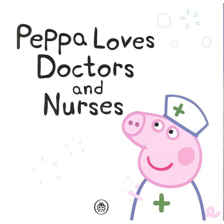 new-หนังสือนิทานภาษาอังกฤษ-peppa-pig-peppa-loves-doctors-and-nurses-paperback