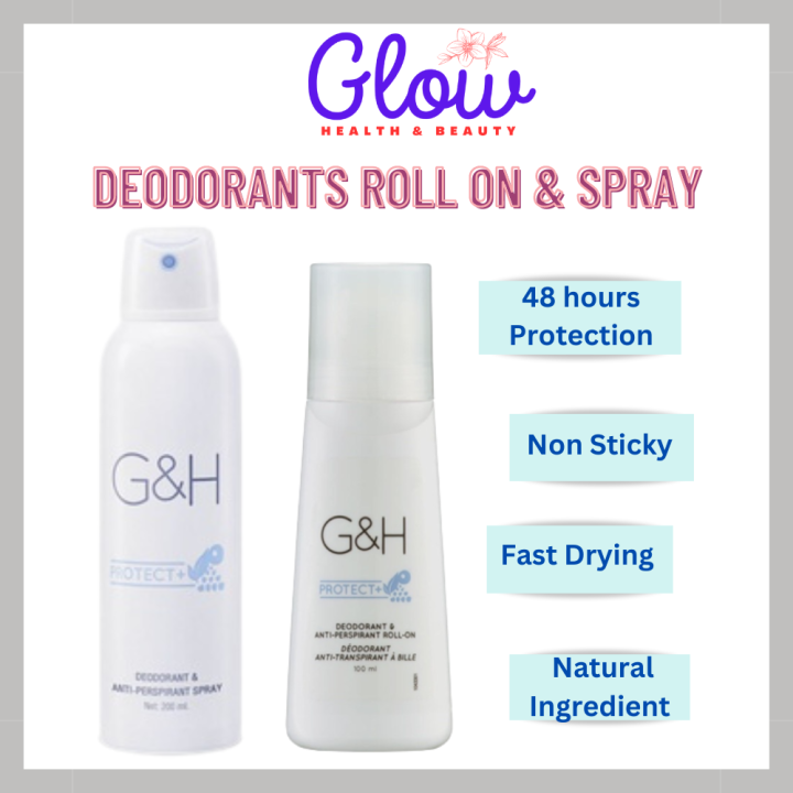 G&H PROTECT+ Deodorant RollOn(100ml) / Deodorant AntiPerspirant Spray