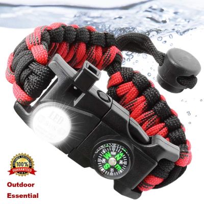 Men Outdoor Multifunctional Paracord Survival Camping Rope Tourism