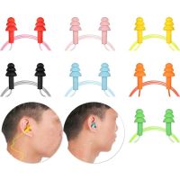 Colorful Soft Silicone Comfort Pool Accessories Swimming Ears Protector Noise Reduction Ear Plugs Hearing Protection Accessories Accessories