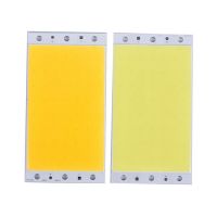 【CW】 94x50mm Rectangular Uniform Cob LED Panel Light 12-14v 20 Ultra Bright Strip Lamp Board