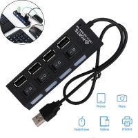 Usb Hub 2.0 USB Splitter Multi Hub USB 2.0 Adapter USB 4/7 Ports Use Power Adapter USB 2.0 With ON/OFF Switch Laptop Accessories USB Hubs