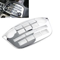 Motorcycle Chrome Radio Accent Panel Decoration Fairing Control Accent Decoration Cover For Honda Gold Wing 1800 GL1800 01-11