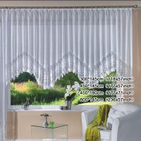 【YD】 European Curtain Knitted Arch Curtains Half Shading Large Size