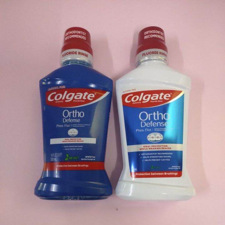 Ready STOCK Colgate Phos Flur Anti Cavity Fluoride Rinse Ortho Defense
