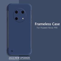 เคสฝาหลังผิวด้านบางไร้กรอบหรูหราสำหรับ Huawei Nova Y90 Y70และเคสมือถือ Y70Plus กันกระแทก