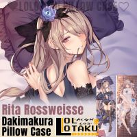 Rita Rossweisse Dakimakura Honkai ผลกระทบปลอกหมอนสองด้านเซ็กซี่กอดร่างกายปลอกหมอนอิงตกแต่งบ้าน