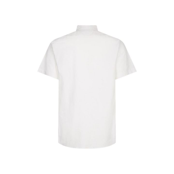 tommy-hilfiger-เสื้อเชิ้ตผู้ชาย-รุ่น-mw0mw23445-ybr-สีขาว