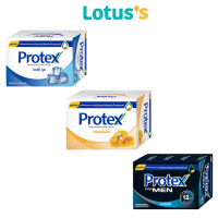 PROTEX โพรเทคส์ สบู่ก้อน ขนาด 90 กรัม (แพ็ค 4 ชิ้น)