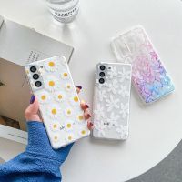 Daisy Flower Case for Samsung Galaxy S21 S22 S20 S10 S9 Plus Ultra S20 FE 5G S10e S7 Edge NOTE 20 10 9 Plus Lite Soft TPU Cover