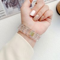 Transparent Single Row Chain Strap For PG watch 7 6 5 SE 4 3 Bracelet For Iwatch Series 7 41mm 45mm 44mm 40mm 42mm 38mm Bandby Hs2023