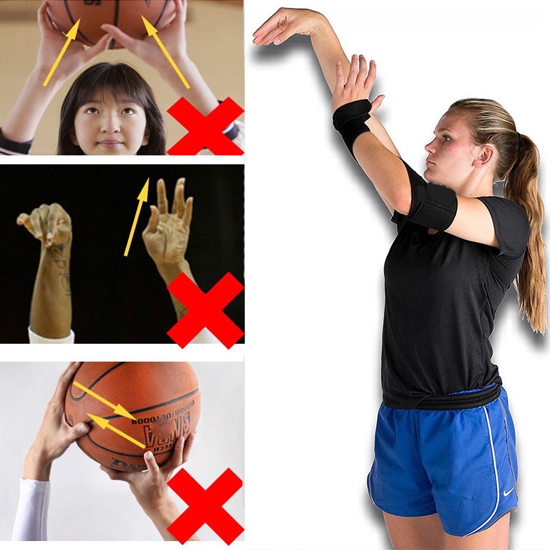 Guide Or Off Hand Shooting Device Wrap Strap Basketball Shooting Aid 
