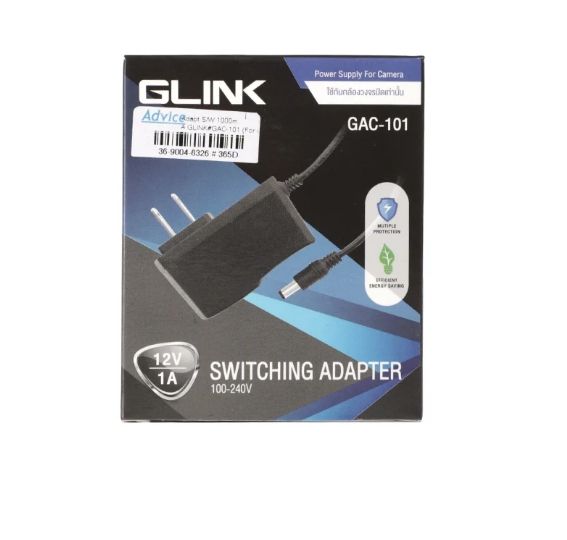 glink-adapter-12v-1a-รุ่น-gac-101-สำหรับกล้องวงจรปิดและอุปกรณ์อื่นๆ