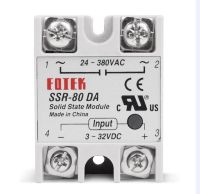 【☊HOT☊】 sunzhez Sinotimer รีเลย์ Ssr-60da โซลิดสเตทรีเลย์ Ssr-80da จริง3-32V ถึง24-380V Ac Ssr 60a รีเลย์100a 80a ไม่มีกล่อง