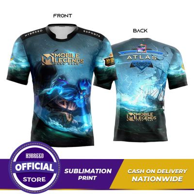 ATLAS DEFAULT SKIN Mobile Legends Full Sublimation Tshirt Premium Quality