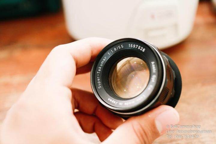 ขายเลนส์มือหมุน-takumar-55mm-f1-8-serial-1597526-for-canon-eos-dslr