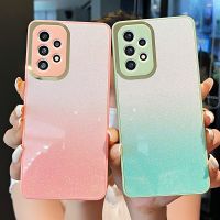 Gradient Bling Glitter Sequins Phone Case For Samsung S22 Ultra S21 Plus S20 FE A72 A52 A32 A13 A53 A51 Soft Shockproof Cover