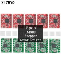 5ชิ้นชิ้นส่วนเครื่องพิมพ์3D CNC A4988มอเตอร์สเต็ปพร้อมฮีทซิงค์ไดรเวอร์สำหรับชุดบอร์ด DIY V1.4