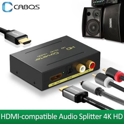 HDMI-เข้ากันได้เครื่องแยกตัวแยกสัญญาณเสียง2.0 5.1อะแดปเตอร์แปลง ARC Audio HDCP 4K 60Hz HD อินพุต SPDIF สำหรับ Xbox โทรทัศน์