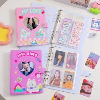 Heart A5 Kpop Binder Idol Pictures Storage Book Card Holder Chasing Stars Photo Album Photocard Collect Book School Stationery  Photo Albums