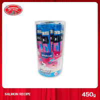 [MANOON] VITAKRAFT Cat liquid Snack Salmon Recipe 450 g. ไวต้าคราฟ ลิควิด สแนค กับ แซลมอน รุ่นกระปุก 450 กรัม