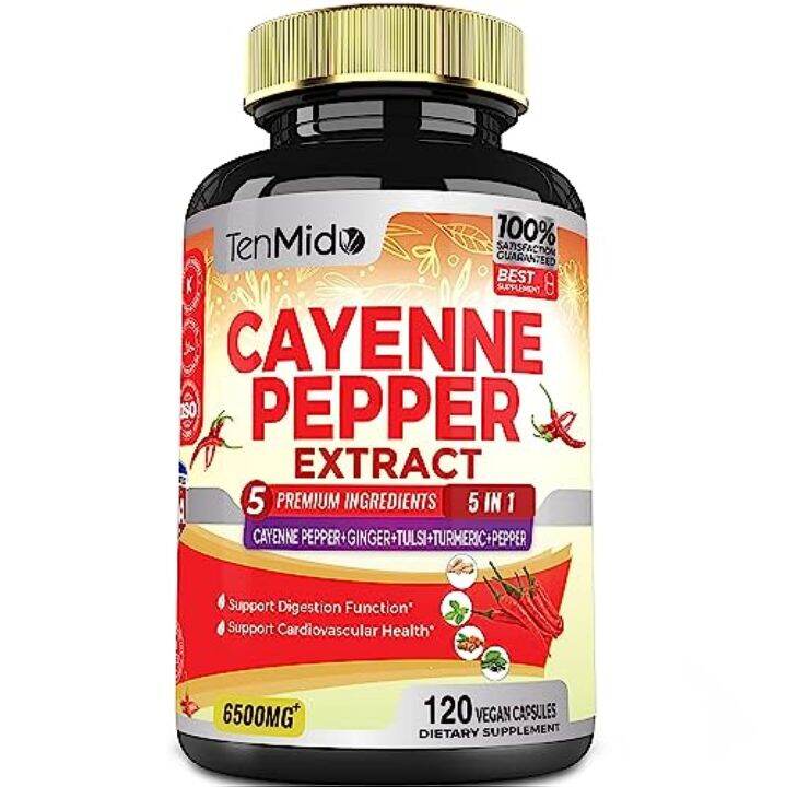 [PREORDER] Cayenne Pepper Extract Capsules 6500mg, 4 Months Supply