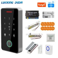 QSR STORE Tuya App Door Access System Kits NFC Fingerprint Keypad Outdoor Magnetic Strike