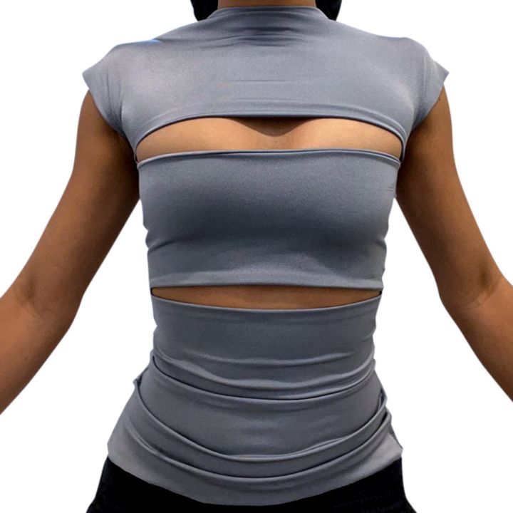 women-hollow-out-tank-tops-short-sleeve-crop-top-cut-out-open-back-workout-tees-tanks-t-shirt-y2k-costume