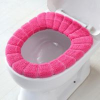 【LZ】 Overcoat Toilet Case Toilet Seat Cover Cotton Linter Reusable Fiber Washable Toilet Seat Cushion Home Bathroom Washroom