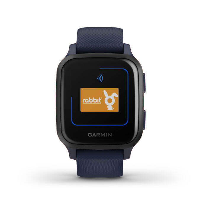 garmin-venu-sq-music-edition-rabbit-นาฬิกาสมาร์ทวอทช์-รองรับระบบการชำระเงินผ่าน-rabbit-pay-ของแท้-ประกันศูนย์-1ปี