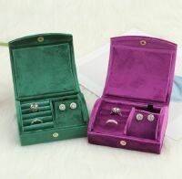 Velvet Jewelry Box Velvet Earring Box Round Ring Box Necklace Box Earring Box Jewelry Box Ring Box