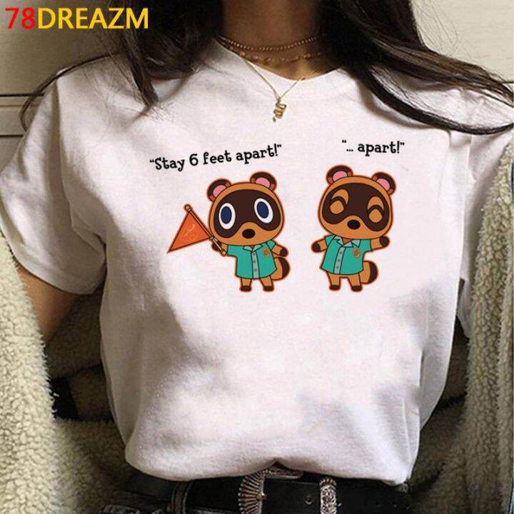 game-animal-crossing-new-horizons-t-shirt-women-kawaii-summer-tops-funny-cartoon-animal-graphic-women-tshirt-bjd4