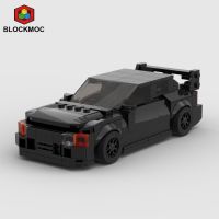 อิฐ Moc Mitsubishi EVO 276ชิ้นรถแข่งกีฬาแข่งความเร็วรถแชมป์บล็อกตัวต่อของเล่นโรงรถสำหรับเด็กผู้ชาย