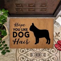 CLOOCL Animal Carpet Pet Dog Pitbull Doormat Hope You Like Dog Hair 3D Print Nonslip Absorbent Carpet Bathroom Rug Drop Shipping