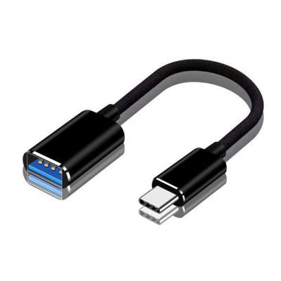 yizhuoliang 2 in 1 USB C TO USB อะแดปเตอร์สายต่อขยายชนิด C OTG สำหรับเมาส์เกมแพดแท็บเล็ตพีซีชนิด C OTG สาย USB