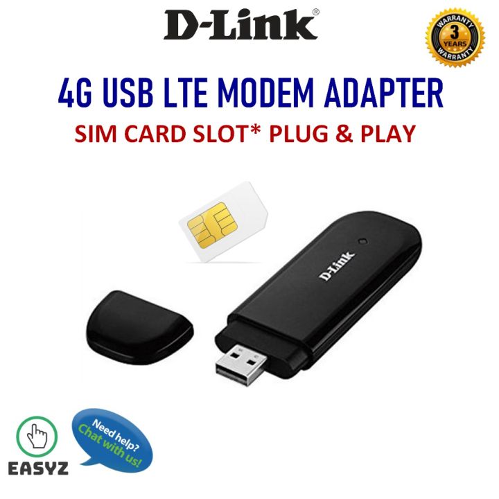 Måge Christchurch cigaret D-Link DWM-222 4G LTE USB Adapter Direct Mobile SIM Card for Laptop/PC  Desktop | Lazada