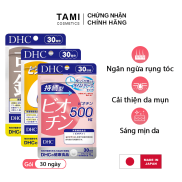 Combo CHĂM SÓC TOÀN DIỆN DHC Nhật Bảnthực phẩm chức năng cải thiện da, tóc
