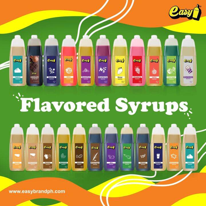 Easy Brand Flavored Syrup Lazada PH