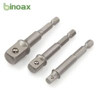 Binoax 3Pcs Long Impact Power Socket Adapter Set 1/4 quot; 3/8 quot; 1/2 quot; Driver